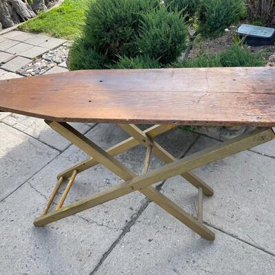 Antique ironing board