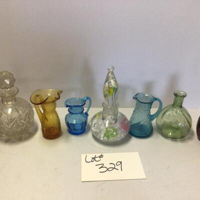 329 Miscellaneous Glass Bottle Lot 