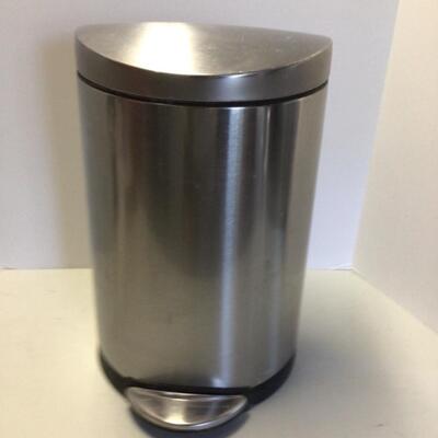 314 Stainless Steel Simple Human Trash Can 