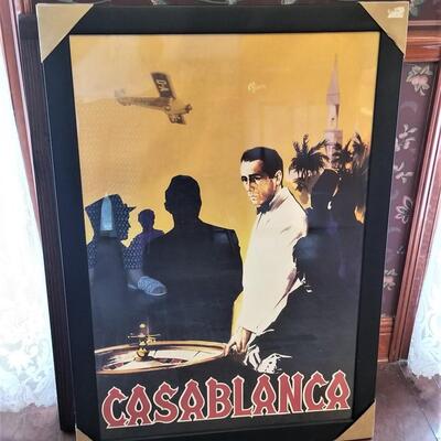 Lot #139  Casablanca poster
