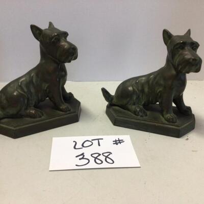 388 Scotty Dog Bookends 