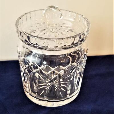 Lot #158  Waterford Crystal Biscuit Barrel