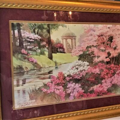 Lot #160  Framed Print by Listed Artist Ray Burzinski