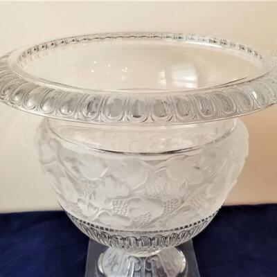 Lot #163   Shannon Crystal Compote - Heavy