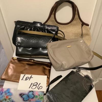 186 Misc. Lot of leather Sak Handbags 