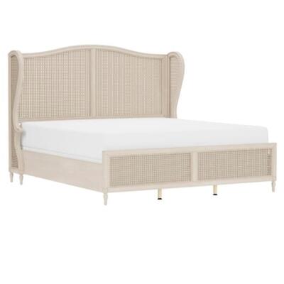 145 NEW Hillsdale Furniture Sausalito King Wood Cane Bed 