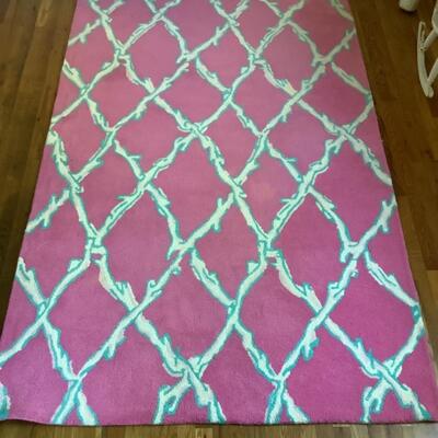 142 Lilly Pulitzer Rug (as-is) 5â€™ x 8â€™ 