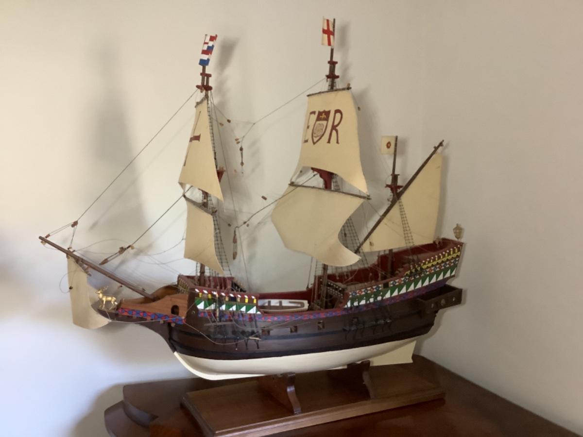 111 Ship Model on Stand