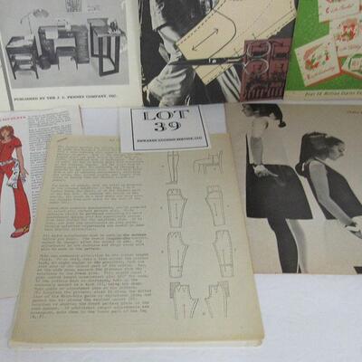 Vintage Sewing Booklets and Pamphlets, Penny's, Simplicity, Coats and Clark, More