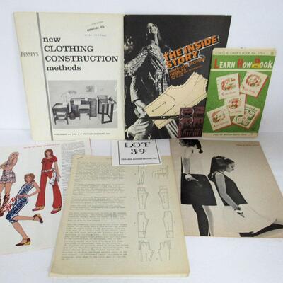 Vintage Sewing Booklets and Pamphlets, Penny's, Simplicity, Coats and Clark, More