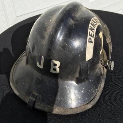 Pennsville 1 vintage fire helmet 7â€