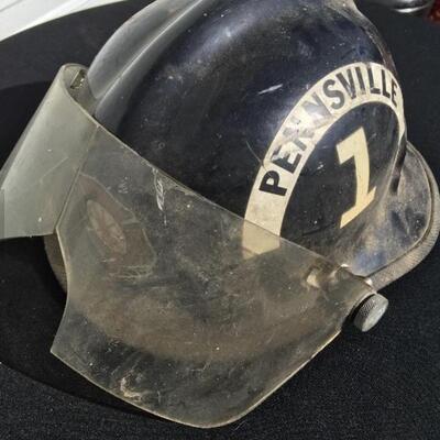 Pennsville 1 vintage fire helmet 7â€