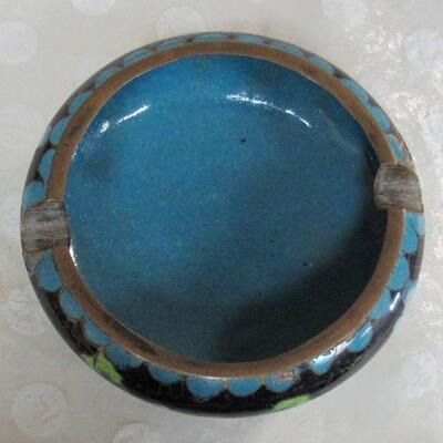 Old Chinese Cloisonne Ashtray