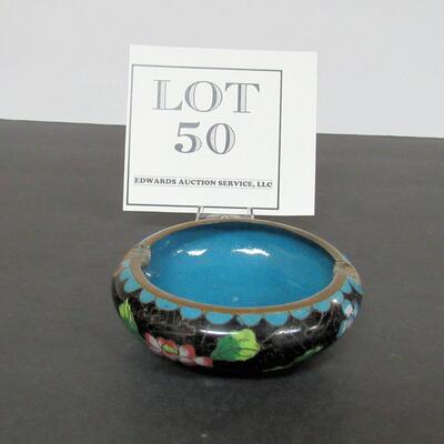 Old Chinese Cloisonne Ashtray