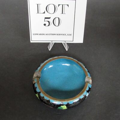Old Chinese Cloisonne Ashtray