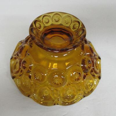LE Smith Glass Moon and Star Footed Compote