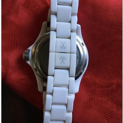 TOY ATOM Designer Ceramic White Watch