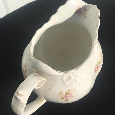 Porcelain “Warwick” Large Vintage Pitcher 9”