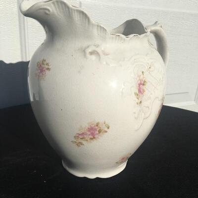 Porcelain “Warwick” Large Vintage Pitcher 9”
