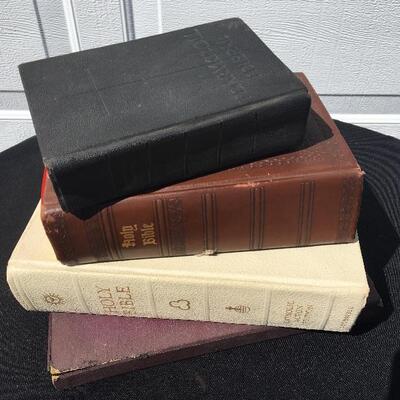 Vintage Religious Book and Bible Lot 