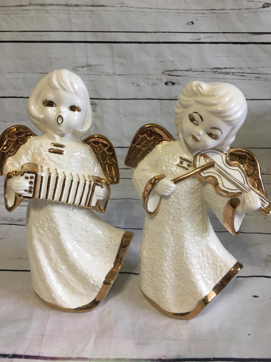 Set of Angels Gold accents Vintage | EstateSales.org