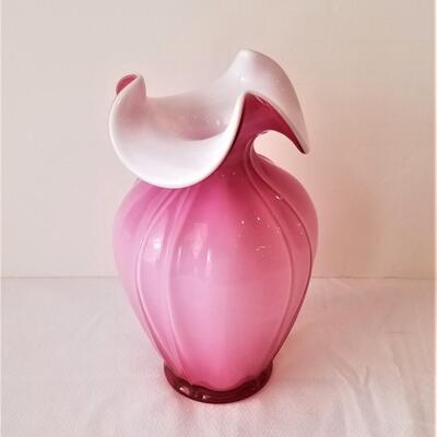 Lot #177  FENTON Vase - very pretty