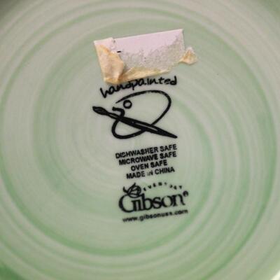 Lot 33 Ceramic Green and Blue Dishes