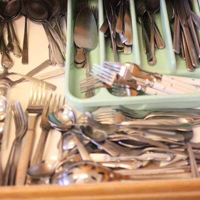 Lot 35 Drawer of Flat Ware Misc. Pieces