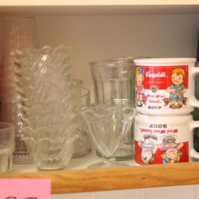 Lot 37 Cupboard of Drinkware