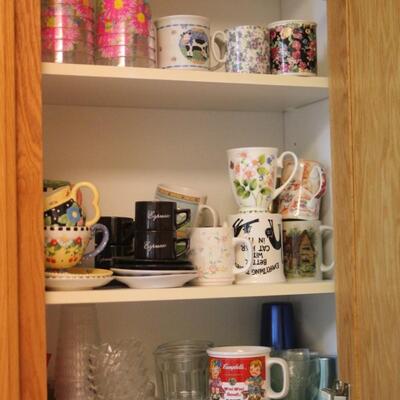 Lot 37 Cupboard of Drinkware