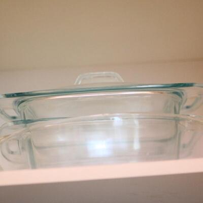 Lot 40 Clear Glass Pyrex & More