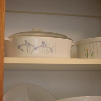 Lot 42 Fireking, Glassbake, Cornflower Blue Corning & More