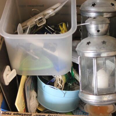 Lot 48 Organizers, Extension Cords & Misc. Items