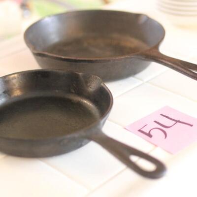Lot 54 Cast Iron Skillets