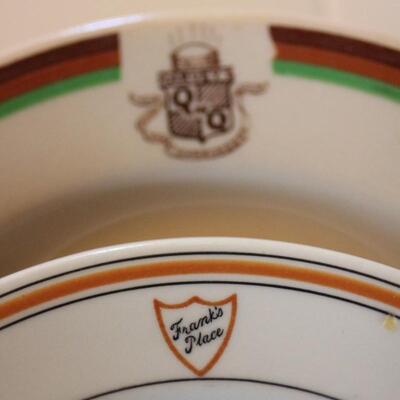 Lot 56 Famous Vintage Restaurant Plates: Harvey's & Frank's Place