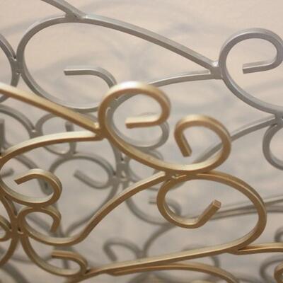 Lot 64 Gold & Silver Fireplace Screens