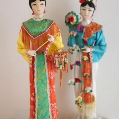 Lot 69 Two Collectible Geisha Dolls