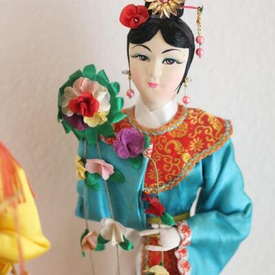 Lot 69 Two Collectible Geisha Dolls