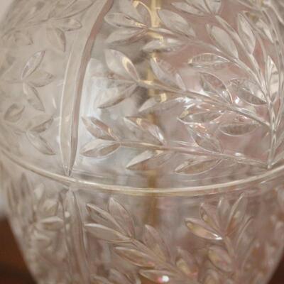 Lot 76 Vintage Crystal Style Table Lamp
