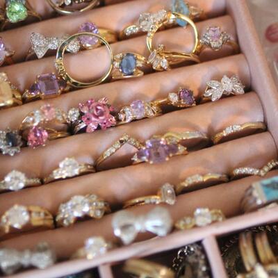 Lot 99 Costume Jewelry Rings 