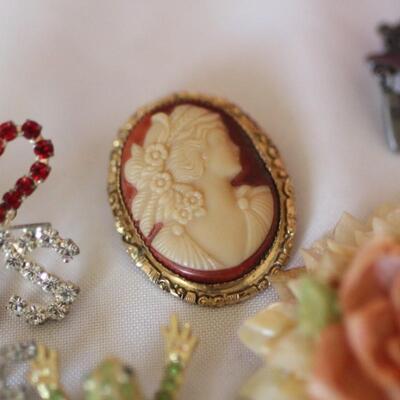 Lot 100 New/Vintage Brooches