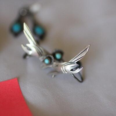 Lot 103 Turquoise/Sterling Silver Jewelry Lot (most marked)