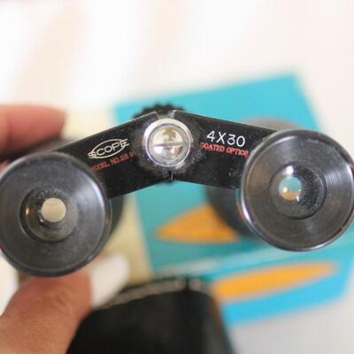 Lot 112 Binoculars & Compass