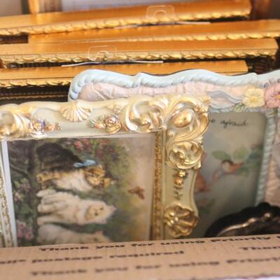 Lot 120 NWT Desk Frames, Mats, Decorative Pieces
