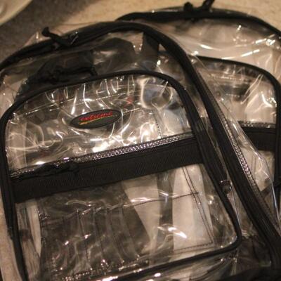 Lot 131 NWT Make Up Bags & Clear Backpacks