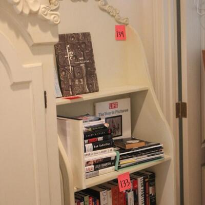 Lot 134 White Bookshelf #1 6'x28"x12"