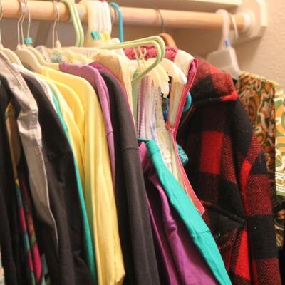 Lot 152 Entire Contents of Master Closet Clothing Purses Shoes