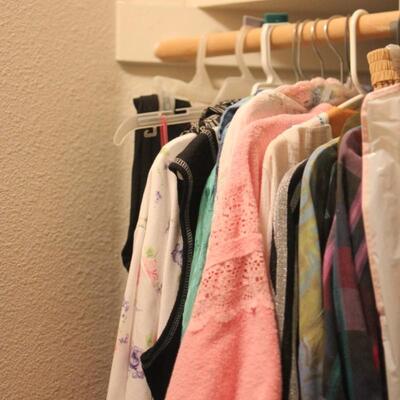 Lot 152 Entire Contents of Master Closet Clothing Purses Shoes