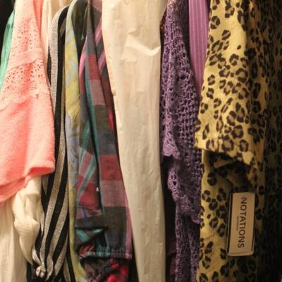 Lot 152 Entire Contents of Master Closet Clothing Purses Shoes