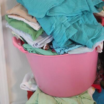 Lot 153 5 Baskets of Clothing - NWT Socks & More